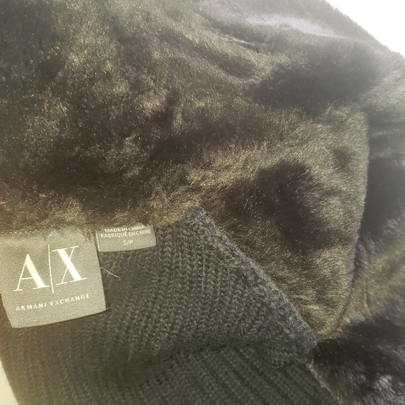 Vintage A/X Armani Exchange faux fur vest - Picture 6 of 8